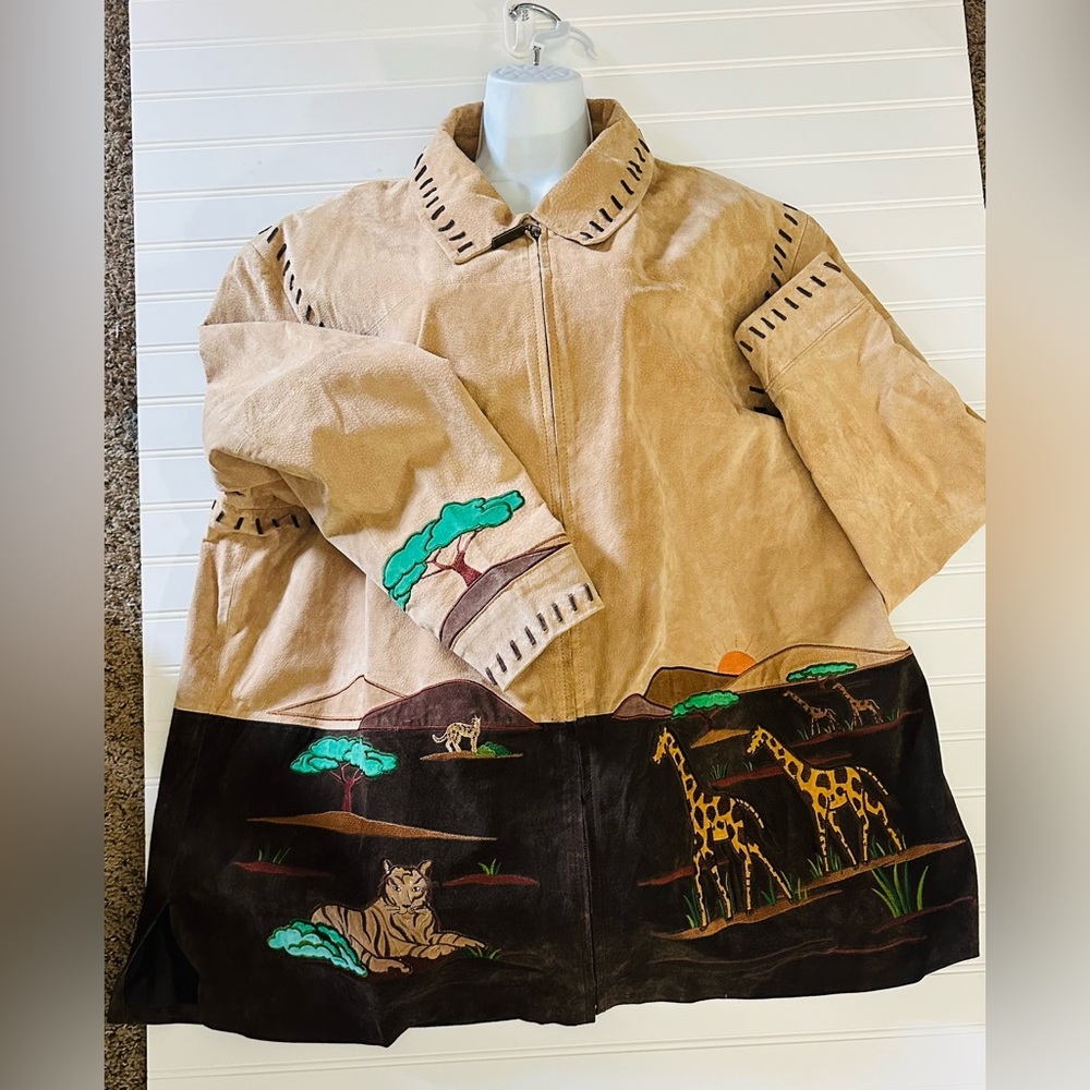 Quacker Factory Leather Jacket
